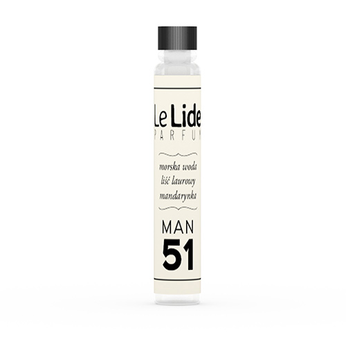 Próbka perfum No 51 - drzewno-wodne perfumy dla mężczyzn 1,2 ml