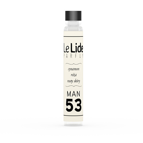 Próbka perfum No 53 - drzewno-przyprawowe perfumy dla mężczyzn 1,2 ml